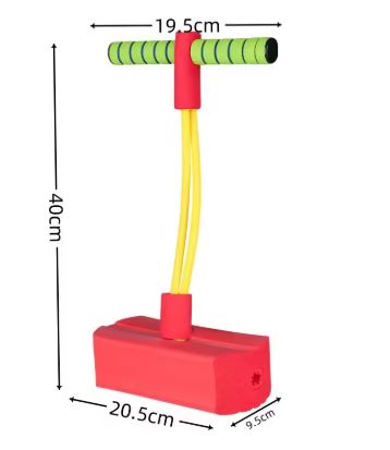 Kid's Foam Bouncing Strength Training Toy – Frog Jumping Balance Toy for Indoor and Outdoor Fun