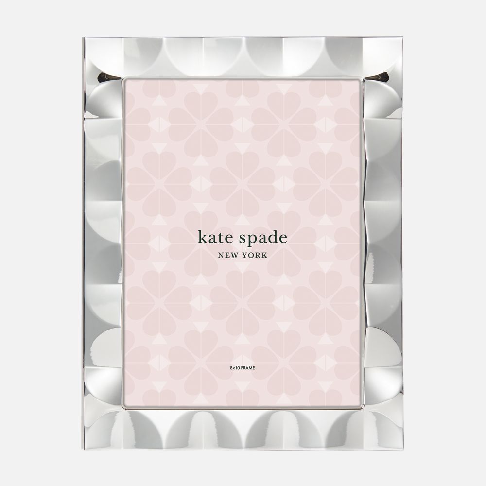 Kate Spade South Street Silver Scallop Picture Frame - 8'' x 10''