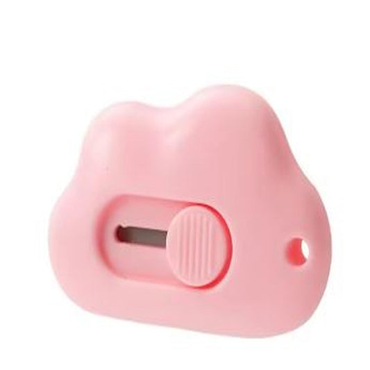 Mini Cloud-Shaped Portable Utility Knife - Cute and Colorful Paper Cutter for Office and Stationery Supplies